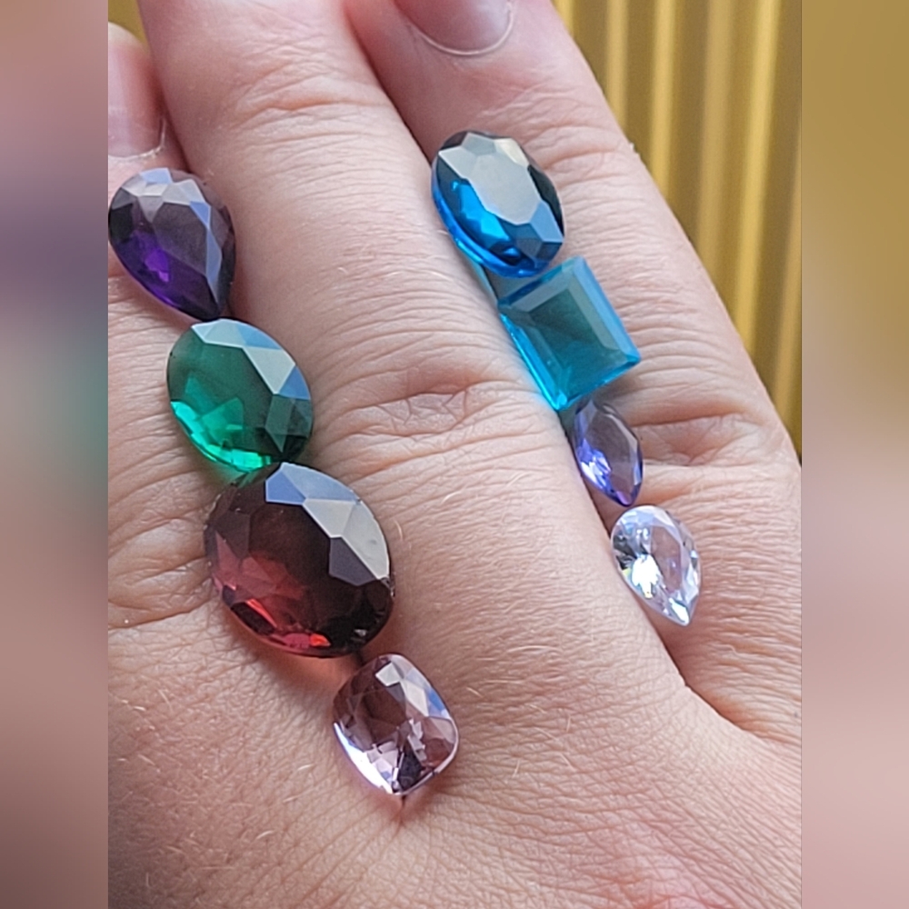 27.75ctw Lot Of Tanzanite Elestial Fire Monatomic Andara Crystal Gemstones